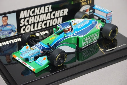 1:43 MINICHAMPS 510944305 Benetton Ford B194 #5 M. Schumacher MSC No.11 model car