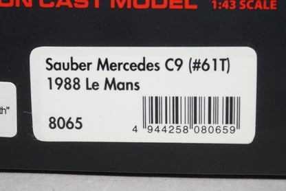 1:43 HPI 8065 Sauber Mercedes C9 Le Mans 1988 #61T