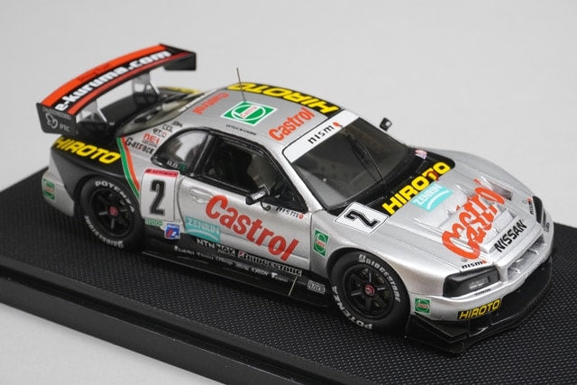 1:43 EBBRO P426 Nissan Castrol NISMO GT-R JGTC 2000 #2 model car