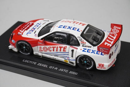1:43 EBBRO P427 Nissan Loctite ZEXEL GT-R JGTC 2000 #1 model car