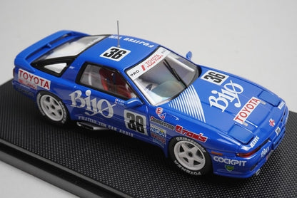 1:43 EBBRO 43975 Toyota Bayer Tom's Supra Gr.A 1989 #36 model car