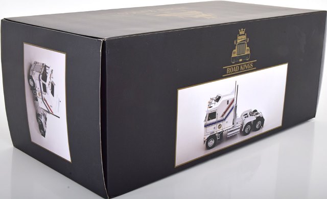 RK180145 ROAD KINGS 1:18 Kenworth K100 Aerodyne 1976 White/Blue/Red/Gold
