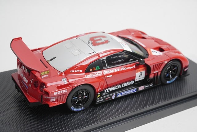 1:43 EBBRO 44235 Hasemi Tomica GT-R Super GT 500 2009 Rd.7 Fuji #3 model car