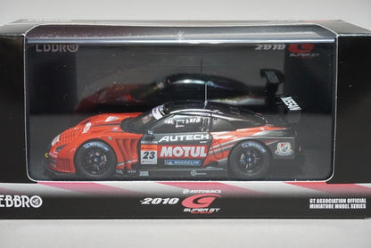 1:43 EBBRO 44315 MOTUL AUTECH GT-R Super GT 2010 SUZUKA Test #23