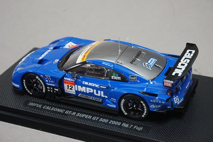 1:43 EBBRO 44233 IMPUL Calsonic GT-R Super GT500 2009 Rd.7 Fuji #12