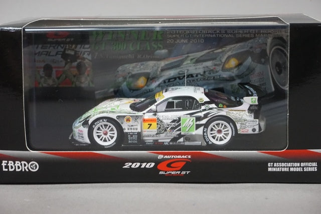 1:43 EBBRO 44375 M7 Mutiara Motors Amemiya SGC7 Super GT300 Rd.4 Malaysia Winner 2010 #7