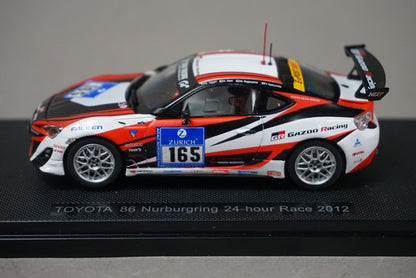 1:43 EBBRO 44899 Toyota 86 Nurburgring 24 Hour Race 2012 #165