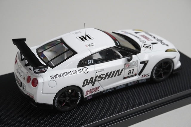 1:43 EBBRO 44429 DAISHIN R35 GT-R Super Taikyu 2010 #81 model car