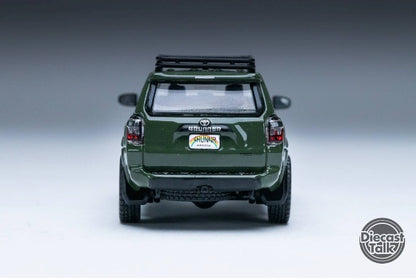 DTG009-G GCD Gaincorp Products 1:64 Toyota 4Runner TRD PRO HILUX SURF ARMY GREEN Diecasttalk