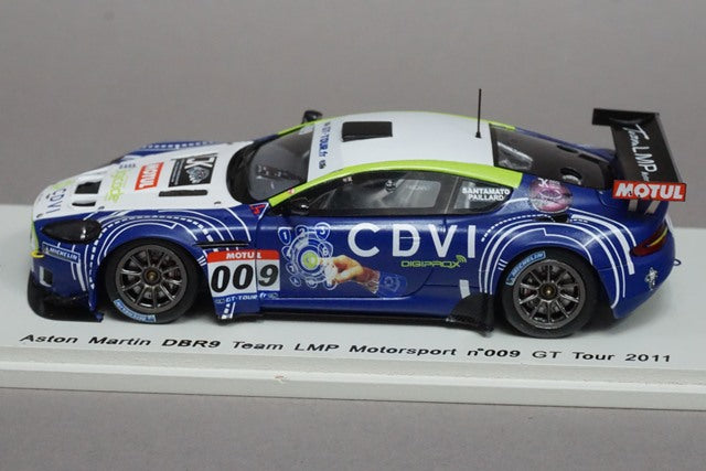 1:43 SPARK SF027 Aston Martin DBR9 Team LMP Motorsports GT Tour 2011 #009