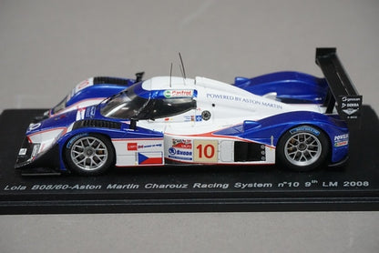 1:43 SPARK S1428 Lola B08/60 Aston Martin Charouz Racing System LM 2008 #10