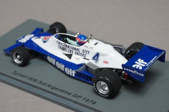 1:43 SPARK S7236 Tyrrell 008 3rd Argentina GP 1978 #4