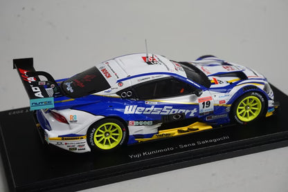 1:43 SPARK SGT057 Weds Sports ADVAN GR Supra GT500 Super GT 2023 #19 model car