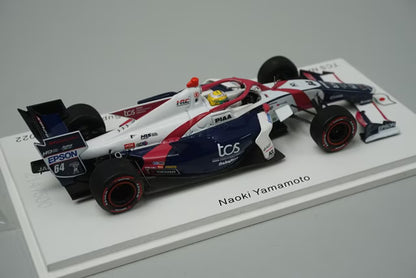 1:43 SPARK SJ129 TCS NAKAJIMA RACING SF19 M-TEC HR-417E Super Formula 2022 #64 Naoki Yamamoto