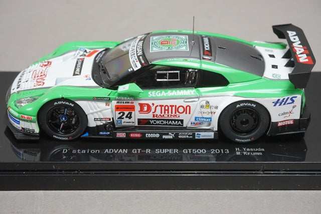 1:43 EBBRO 44913 D'Station Advan GT-R Super GT500 2013 #24