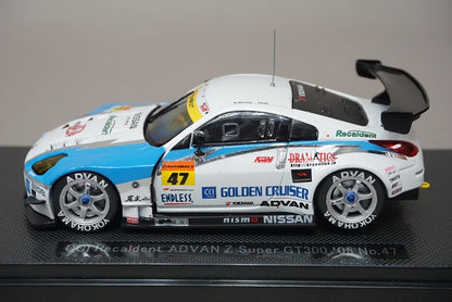 1:43 EBBRO 43703 Nissan CCI Recaldent ADVAN Z SUPER GT300 2005 #47