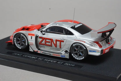 1:43 EBBRO 43806 Lexus ZENT CELMO SC Super GT 2006 #1