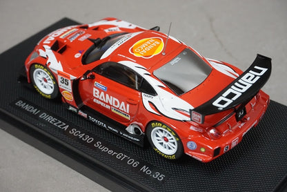 1:43 EBBRO 43807 Lexus Bandai Direzza SC430 Super GT 2006 #35