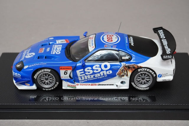 1:43 EBBRO 43694 Toyota ESSO Ultraflo SUPRA Super GT 2005 #6