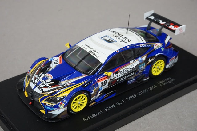 1:43 EBBRO 45069 Lexus WedsSports ADVAN RC F Super GT500 2014 #19