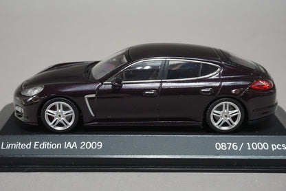 1:43 MINICHAMPS WAP02000519VKK Dealer special order Porsche Panamera Turbo IAA 2009