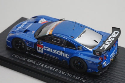 1:43 EBBRO 44542 Nissan CALSONIC IMPUL GT-R Super GT500 Fuji 2011 #12