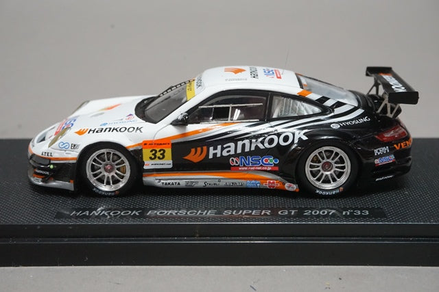 1:43 EBBRO 43925 Porsche Hankook Super GT 2007 #33