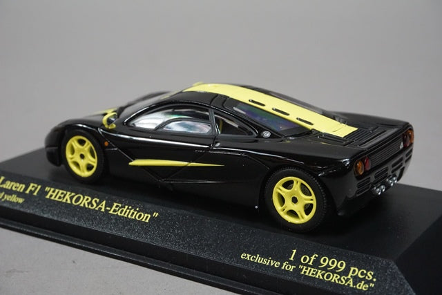 1:43 MINICHAMPS 533133443 McLaren F1 "HEKORSA-Edition" Black&Yellow