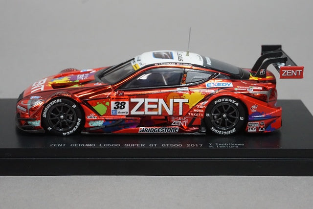 1:43 EBBRO 45521 Lexus ZENTO CERUMO LC500 Super GT500 2017 #38