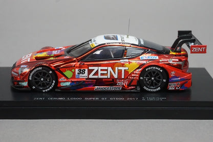 1:43 EBBRO 45521 Lexus ZENTO CERUMO LC500 Super GT500 2017 #38