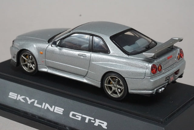 1:43 EBBRO 43058 Nissan Skyline GT-R V-SPEC 1999 Dark Silver