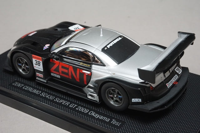 1:43 EBBRO 44246 Lexus ZENT CERUMO SC430 Super GT 2009 Okayama Test #38