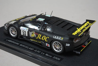 1:43 EBBRO 43784 Lamborghini Murcielago JLOC LM 2006 #53 Black