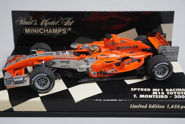 1:43 MINICHAMPS 400060118 Toyota Spyker MF1 Racing M16 2006 T.Monteiro model car