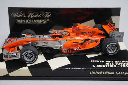 1:43 MINICHAMPS 400060118 Toyota Spyker MF1 Racing M16 2006 T.Monteiro model car