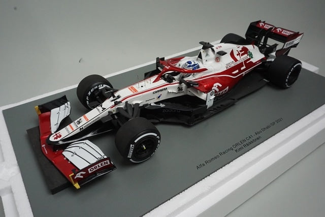 1:18 SPARK 18S607 Alfa Romeo Racing ORLEN C41 Abu Dhabi GP 2021 #7 model car