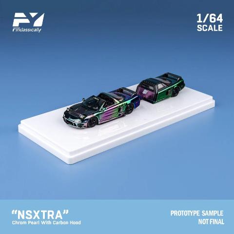 FY64018 Finclassically 1:64 NSX TRA Colorful chrome Deluxe version