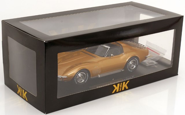 KKDC181225 KK scale 1:18 Chevrolet Corvette C3 1972 Gold Metallic