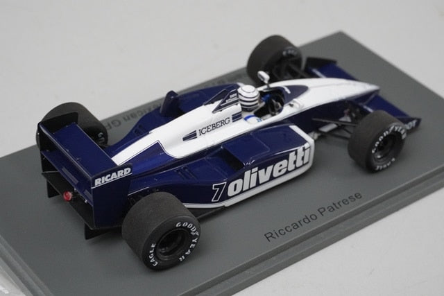 1:43 SPARK S7106 Brabham BT56 Mexico GP 1987 #7 Riccardo Patrese model car