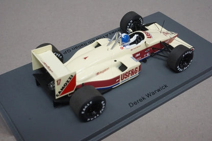 1:43 Spark S3911 Arrows A10B Italian GP 4th 1988 #17 D.Warwick model car