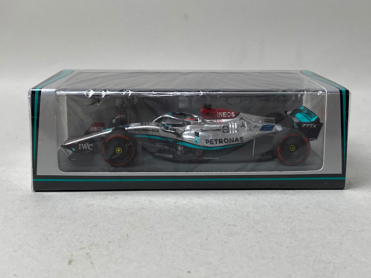 1:43 SPARK S8516 Mercedes AMG PETRONAS F1 W13 E Performance Bahrain GP 2022 #63 George Russell