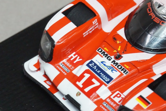 1:43 SPARK S4638 Porsche 919 Hybrid LMP1 HY LM 2nd 2015 #17