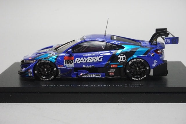 1:43 EBBRO 45628 Honda Raybrick NSX-GT Super GT GT500 2018 #100