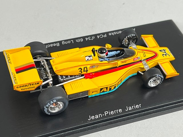 1:43 SPARK S3371 ATS-Penske PC4 Long Beach GP 1977 #34 Jean-Pierre Jarier