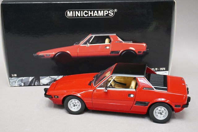 1:18 MINICHAMPS 100121660 Fiat X1/9 1974 Red