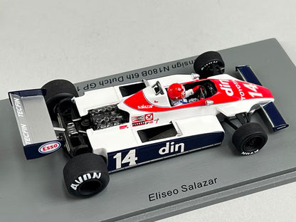 1:43 SPARK S3948 Ensign N180B Dutch GP 1981 #14