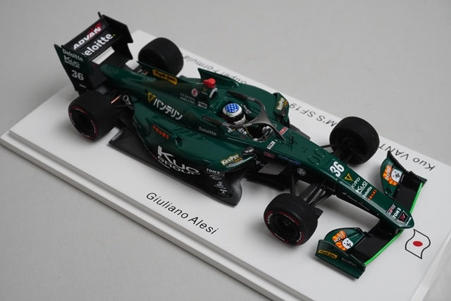 1:43 Spark SJ122 Kuo Vantelin Tom's SF19 TRD01F Super Formula 2022 #36 model car