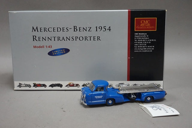 1:43 CMC M-036K Mercedes Benz Rentransporter 1954