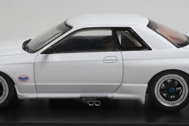 1:43 HPI 8022 Nissan Skyline GT-R Group A Racing White model car