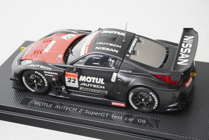 1:43 EBBRO 43793 Nissan MOTUL AUTECH Z Super GT Test Car 2006 #22 model car